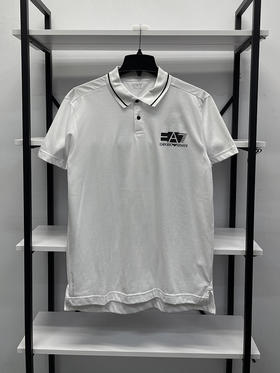 EMPORIO ARMANI/EA 阿玛尼 男士夏季棉混纺LOGO印花短袖POLO衫