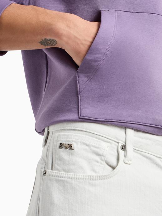 E ARMANI 便服裤男  3D1J751N4RZ-0646 牛仔白色. 商品图4