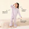 金三塔桑蚕丝儿童女童真丝睡衣套装舒适可爱弹力缎丝绸家居服衣裤套装  BBY026 商品缩略图1