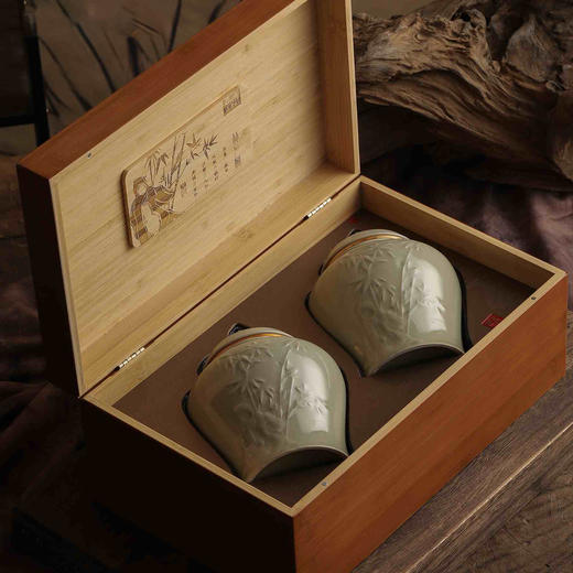 竹石图【竹盒.2瓷】168元1套.整箱8套 商品图4