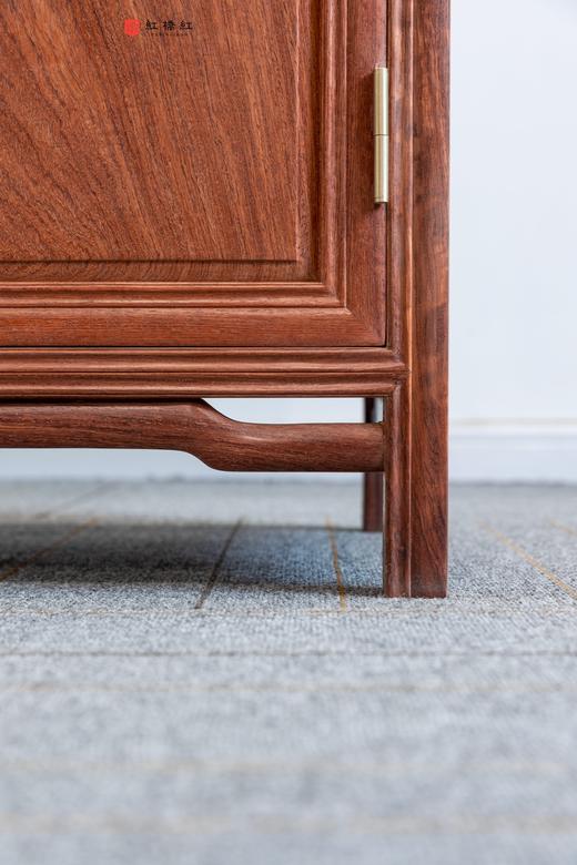 红桥红  家具严选  缅甸花梨（大果紫檀）【98两抽 餐边柜】 商品图5