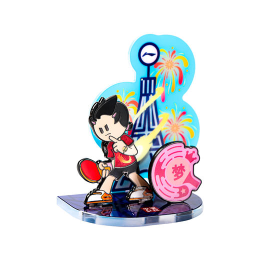 【“梦”想飞扬】乒乓球系列组合徽章AQAU101-5 商品图2