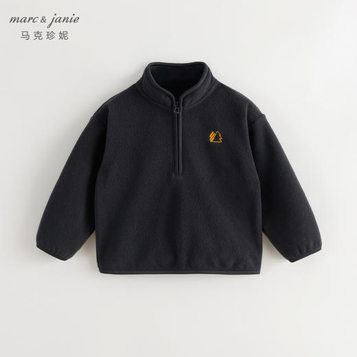 【抗静电】马克珍妮男女童山系户外柔软摇粒绒卫衣秋装新款241152 商品图2