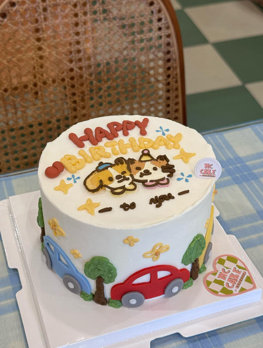 小猫小狗童趣蛋糕 商品图1