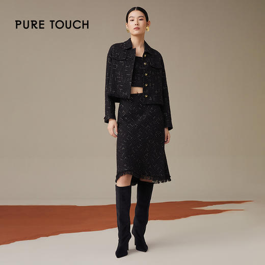 pure touch女士小香风半裙1350243362 商品图1