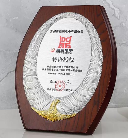 高档木质木托实木荣誉授权牌奖牌定制定做金银铜经销商代理商牌匾 商品图3