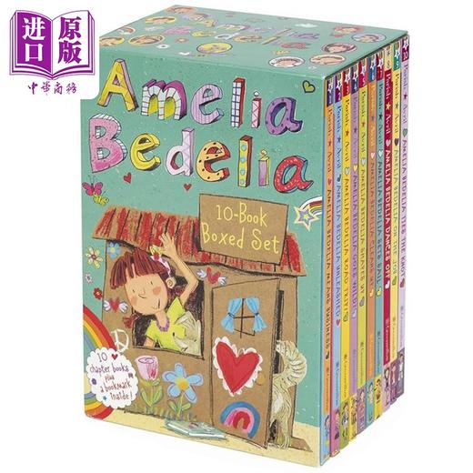 预售 【中商原版】糊涂女佣章节书 10册盒装 Amelia Bedelia Chapter Book 10-Book Box Set 英文原版 儿童章节书 插图章节故事书 商品图2