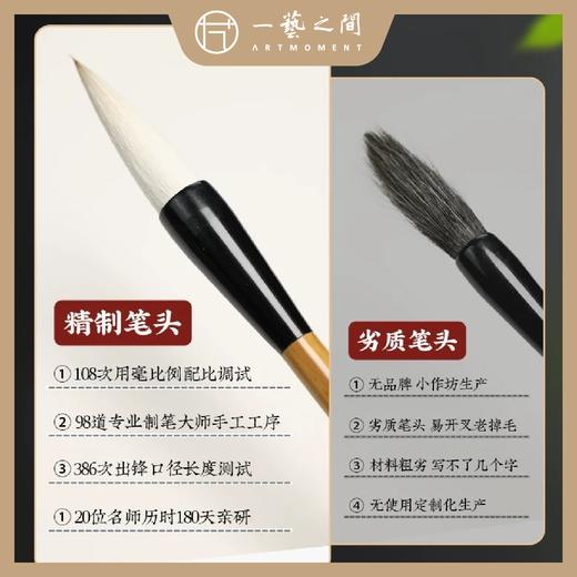 【初学者必备】兼毫毛笔 | 书画专用毛笔 加健白云系列 商品图1