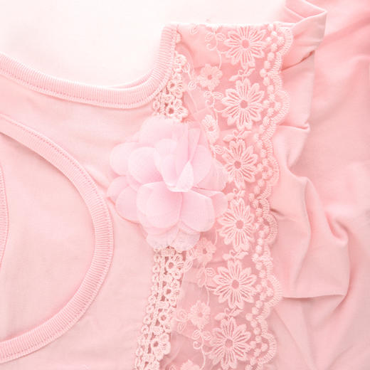 棉果果夏季新品女童可爱背心T恤M222170218300 商品图3