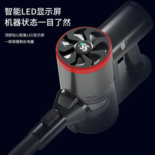 【小家电】米技生活Miji Home无线手持吸尘器家用9kpa真空大吸力 VC-WP1202 双档位三刷头 HF 商品图1