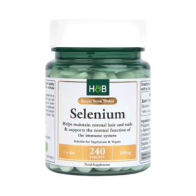 【保税仓】HollandBarrett荷柏瑞硒200ug240片