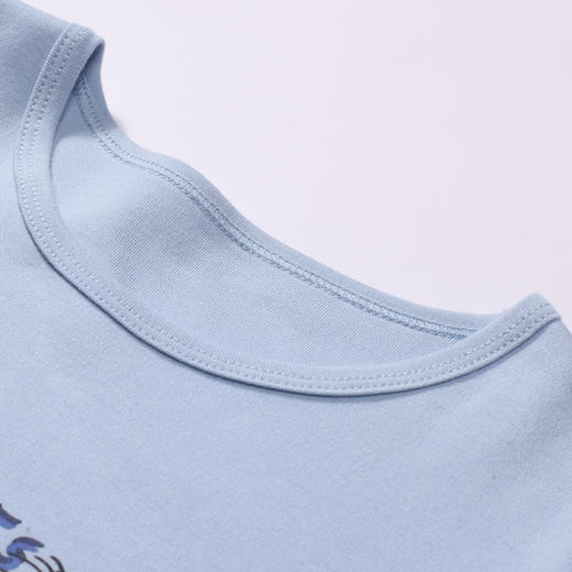 都市丽人眯雅佳保暖衣轻暖套装纯棉薄童装儿童保暖衣棉质套装JWT1A2 商品图8