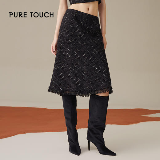 pure touch女士小香风半裙1350243362 商品图0