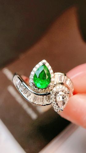 0.53ct 祖母绿戒指