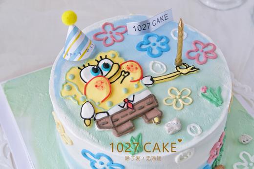1027CAKE |  海绵宝宝 手绘（提前1-2天预订） 商品图2