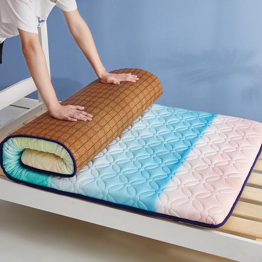 【四季适用，是凉席也是床垫~】学生床垫单人垫子 榻榻米折叠软垫 家用床垫褥 双人加厚垫子 床褥铺地垫子-QQ 商品图10