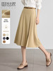 【专属特价】熙世界赫本风职场a字半身裙春秋2025新款百搭简约纯色百褶裙子 商品缩略图0