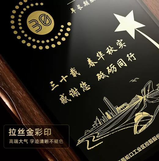 金属麦穗胡桃色木质奖牌定制水晶奖牌奖杯定做加盟授权代理商牌匾 商品图3