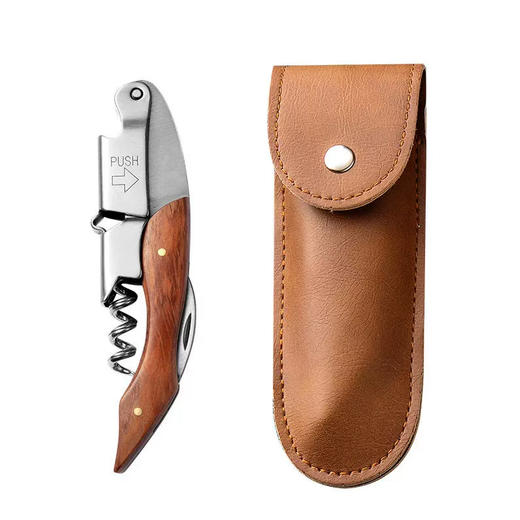 【赠品】品酒坊红酒开瓶器不锈钢多功能海马刀高端便携酒刀 商品图0