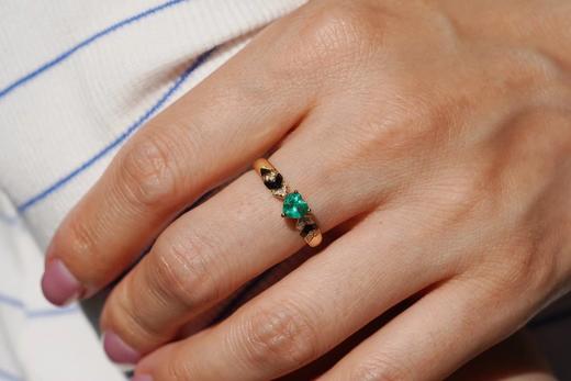 绿色爱心系列·戒指 商品图5