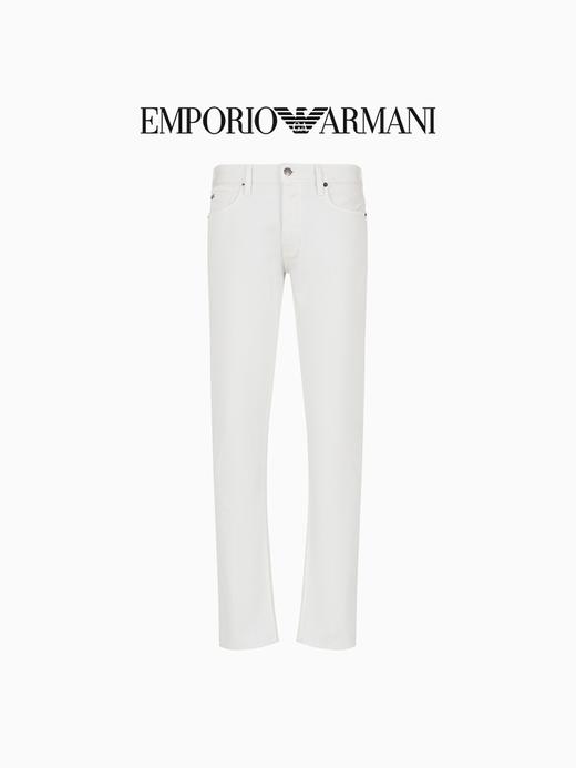 E ARMANI 便服裤男  3D1J751N4RZ-0646 牛仔白色. 商品图0