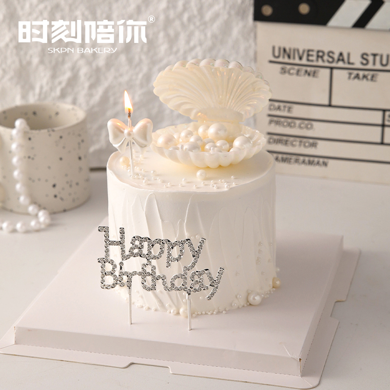 贝壳珍珠女神 小仙女生日蛋糕