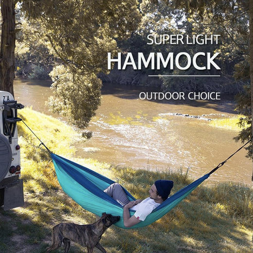 错山吊床户外露营单人帆布休闲成人防侧翻秋千 MH814 商品图0