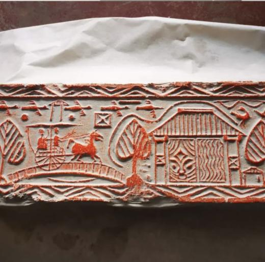 《车马荣归图》拓片 商品图0