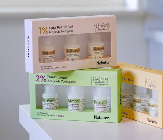 NOBATON好莱坞明星私房牙膏！【美国Nobaton诺巴顿安瓶精华牙膏】35g/支*3共105g  进口安瓶牙齿精华🦷口腔护理进阶体验！ 商品图3