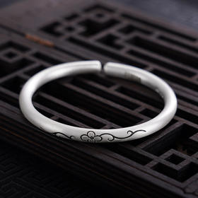 【芳菲之歌】子佩集S999银手工手镯原创设计【55063211】2407