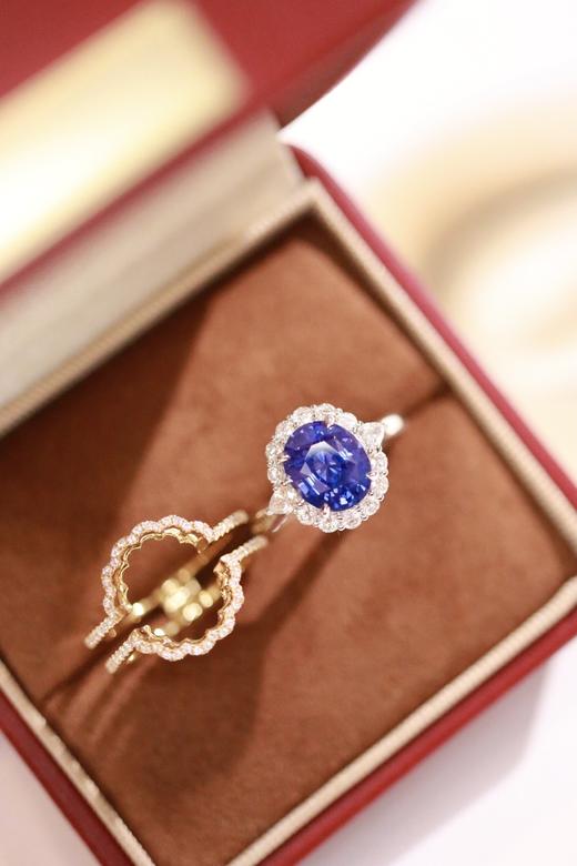 3.06ct 蓝宝石戒指 商品图6