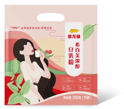 金龙鱼希百美浓醇豆乳粉20g*10 商品图2