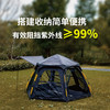 错山户外帐篷黑胶天幕帐篷三合一自动速开帐篷加厚防雨水帐篷防晒帐篷 T-02 商品缩略图1