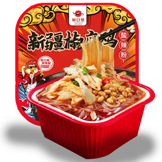 椒口赞新疆椒麻鸡酸辣粉 （酸辣味）338克/盒 商品图2