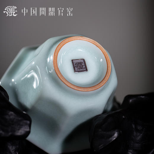 问鼎官窑南官杯子合集八方杯 潭影杯 方鼎杯 菡萏杯  寿方杯 玲珑杯 六角杯 支钉款/祥瑞杯 碧游杯 兰翘杯 珠玑杯 商品图3