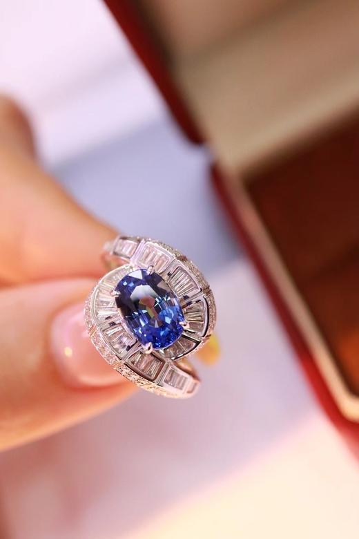 2.91ct 蓝宝石戒指 商品图5