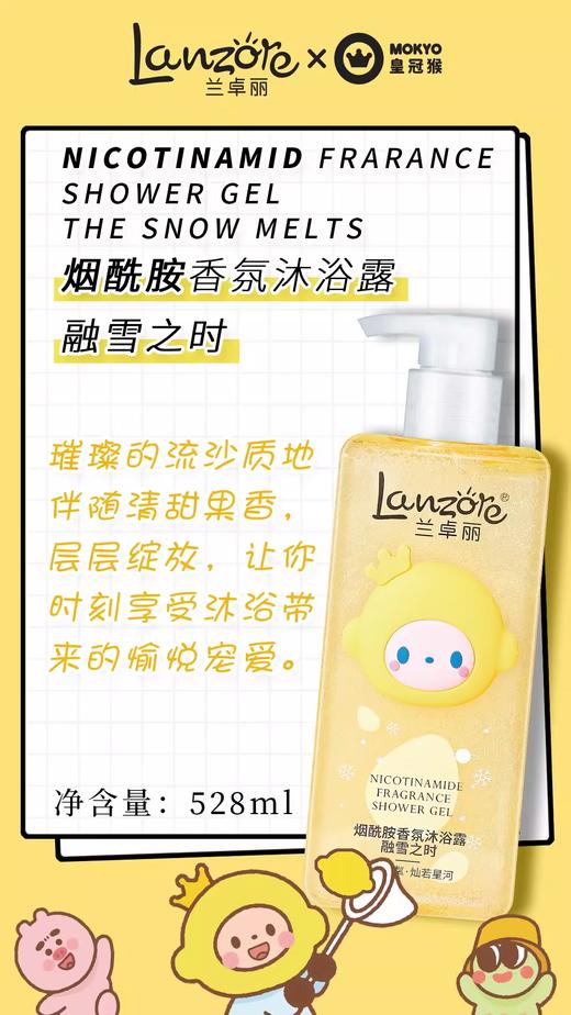 兰卓丽烟酰胺香氛沐浴露（融雪之时）528ml 商品图0