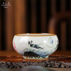 问鼎汝瓷鼎峰柴窑禅定杯（莲蓬鸟） 商品缩略图0