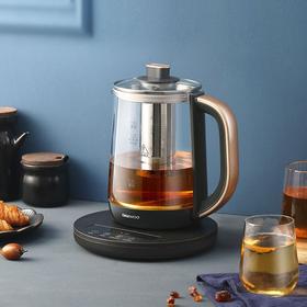 大宇（DAEWOO）煮茶壶1.8L容量家用多功能玻璃花茶烧水壶办公室养生壶DYYS-18H20 DYYS-18H20养生壶 1.8L