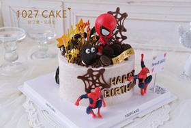1027CAKE |  双面主题 双重快乐 蜘蛛侠 奥利奥小怪兽