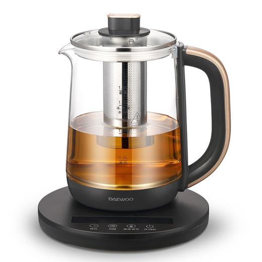 大宇（DAEWOO）煮茶壶1.8L容量家用多功能玻璃花茶烧水壶办公室养生壶DYYS-18H20 DYYS-18H20养生壶 1.8L 商品图7