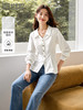 【129选3件，不退换】熙世界法式白色衬衫秋季2024年新款高级感气质衬衣显瘦收腰上衣 商品缩略图0