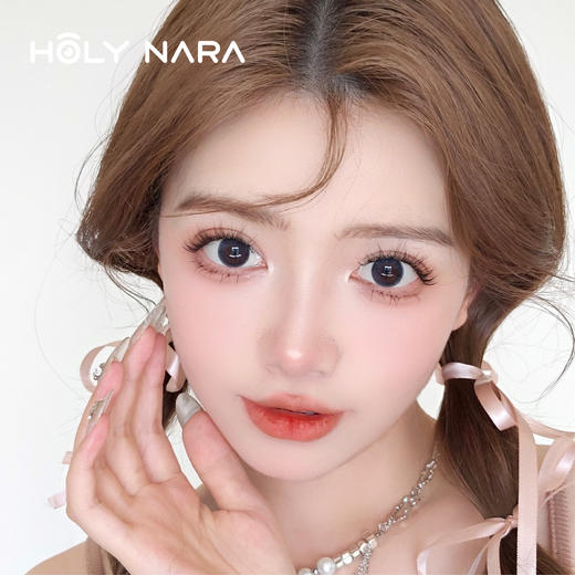 【日抛】Holy Nara  水云端 蓝/棕 直径：14.0mm  含水量43%（日抛10片/盒 不同度数请拍两盒） 商品图1