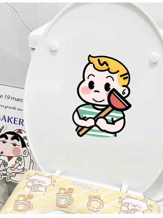 💓【毛毡马桶香薰贴】✅1.小巧可爱，不占空间💤，即撕即用~ ✅ 商品图5