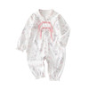 【国潮“飞花似梦”对开连体衣】婴儿连体衣四季款初生女宝宝纯棉哈衣新生儿外出服中国风婴儿衣服 商品缩略图4