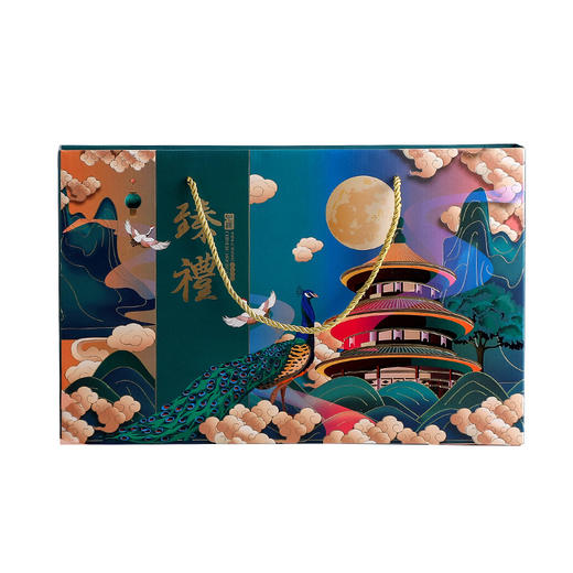 中秋月饼礼盒装广式流心奶黄低甜蛋黄莲蓉五仁批发采购团购送礼 商品图4