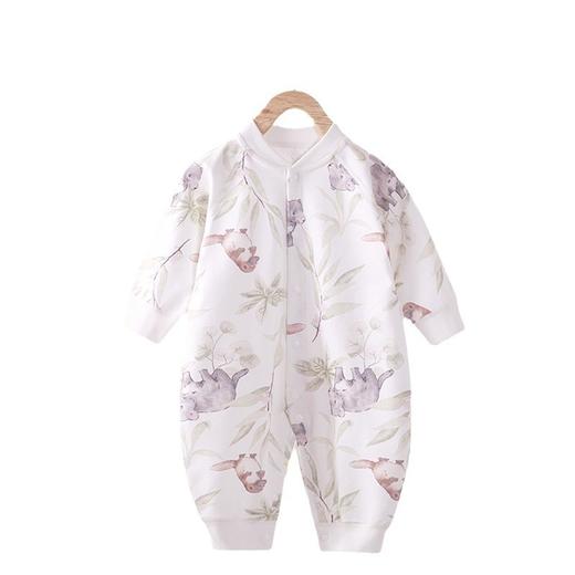 【春秋宝宝对开哈衣】春季新款a类婴儿连体衣男女宝宝衣服纯棉睡衣新生儿哈衣无骨爬服 商品图4