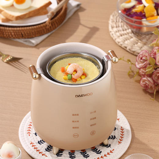 大宇(DAEWOO)家用小型多功能早餐机隔水炖者蛋器 DYZC-B08 商品图4