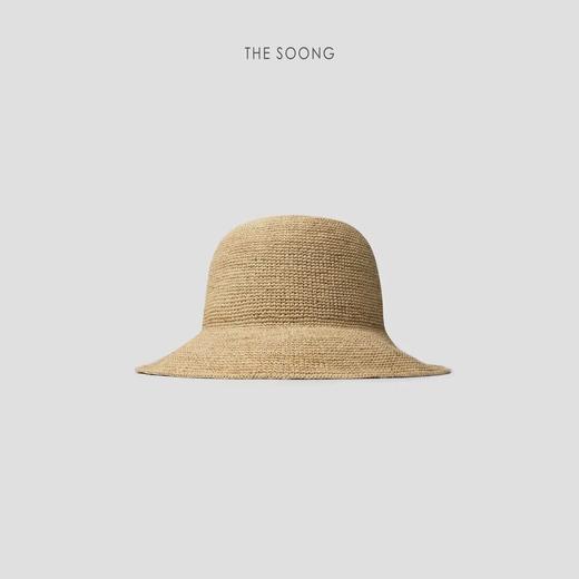 THESOONG |手工编织天然拉菲草遮阳渔夫帽HWMZ4213 商品图0