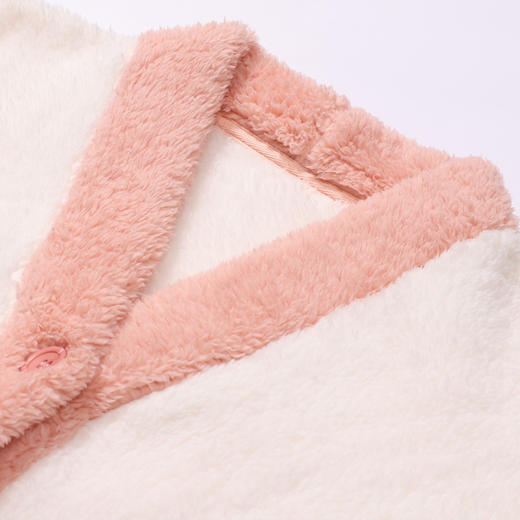 都市丽人睡衣亲情蜜语长袖家居服北极绒厚女士法兰绒套装LHT9B2 商品图6